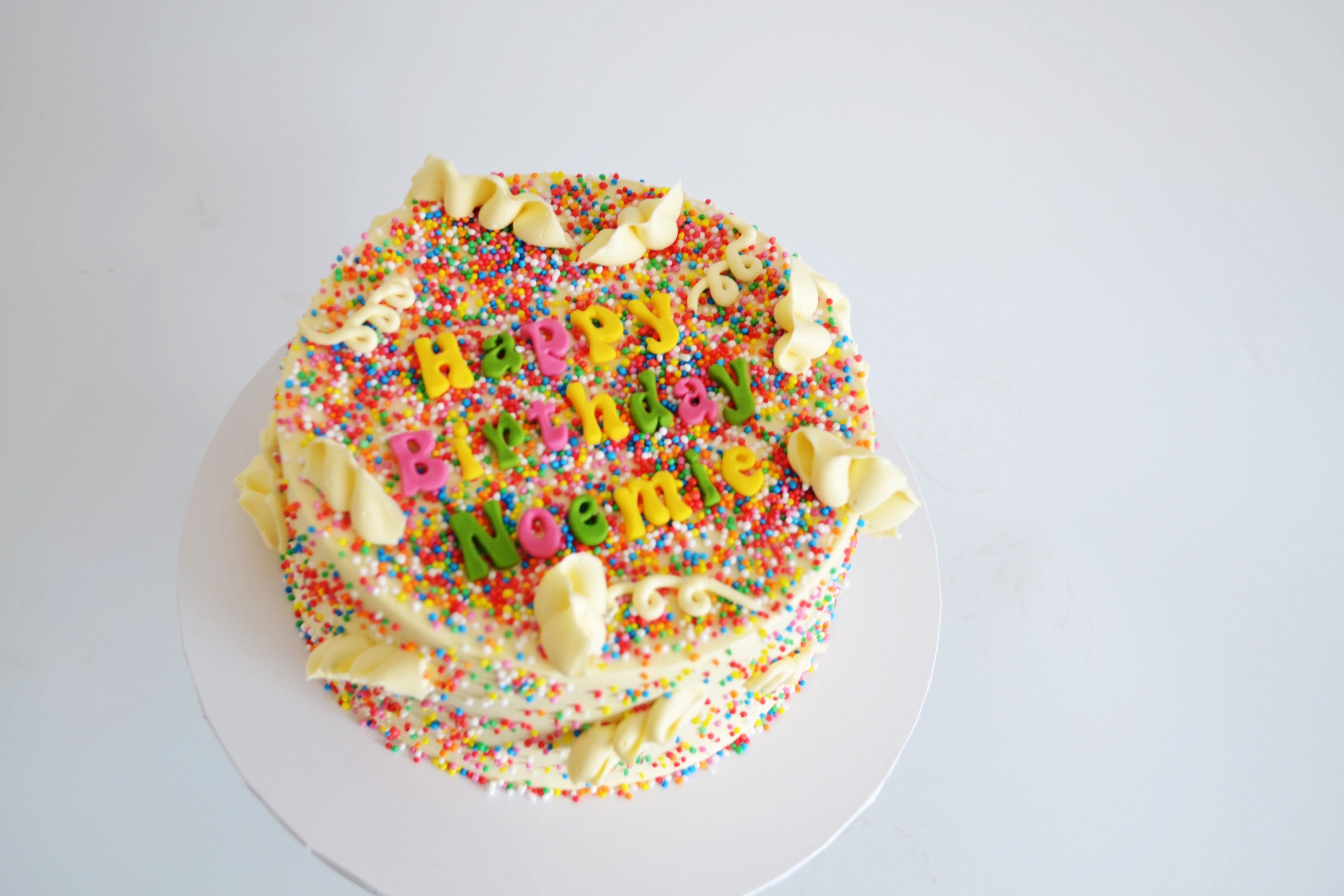 Fairy Bread Confetti Cake