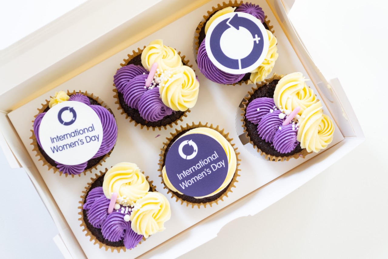 Corporate Logo Cupcakes